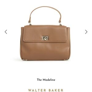 Walter Baker Madeline Top-Handle Satchel in Camel